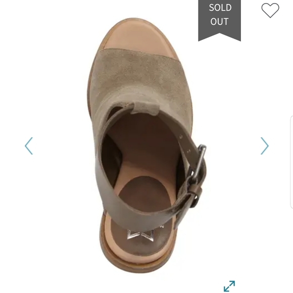 ⬇️ Marc Fisher Vashi Sandals medium green suede - Picture 4 of 16